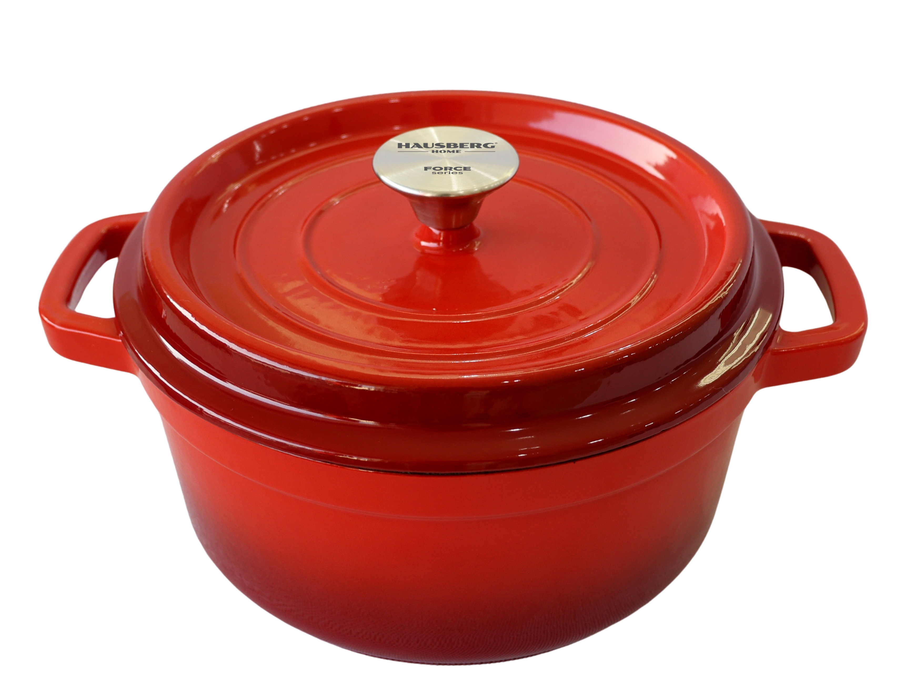 ENAMELED CAST IRON POT - 24CM